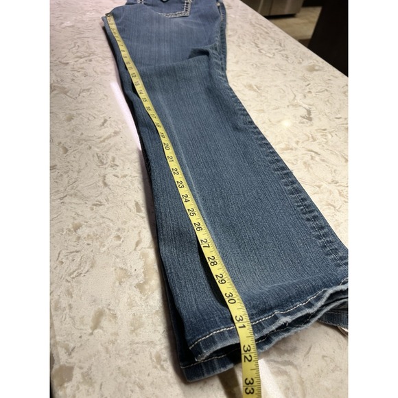 Miss Me Jeans Mid Rise Curvy Boot Size 33 Med Wash - Picture 8 of 11